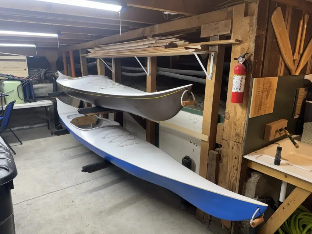 Vintage Wood Kayak Restoration in June Lake